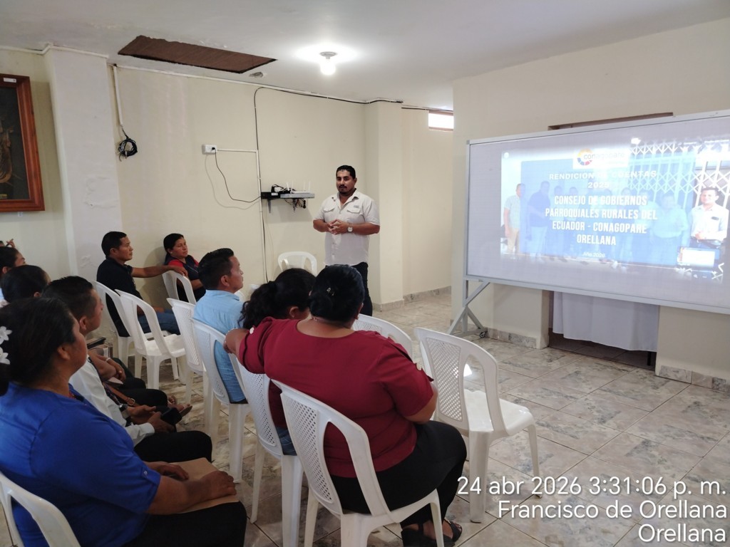 RENDICION DE CUENTAS PERIODO 2025 - CONAGOPARE ORELLANA
